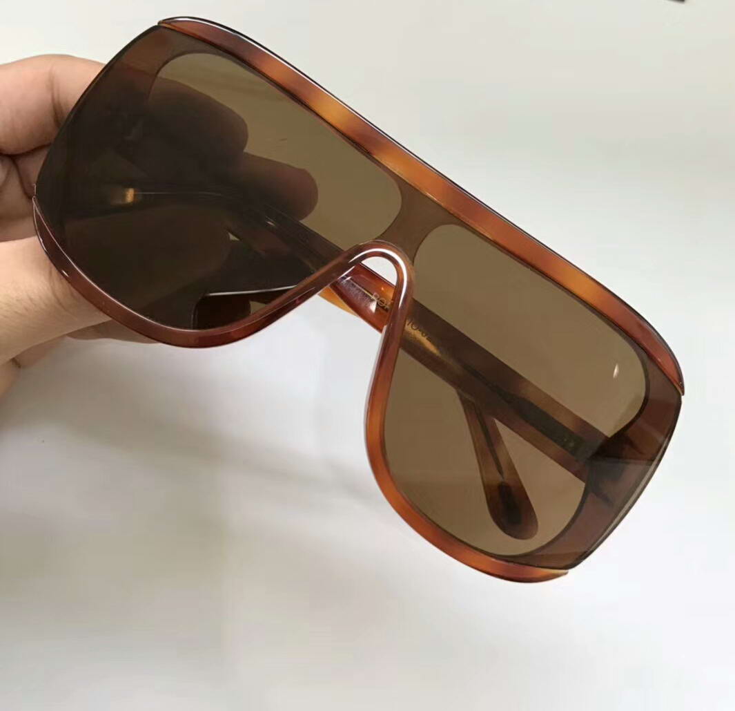 

Designer PORFIRIO 02 0559 blonde havana/light brown Sunglasses Fashion brand Square Oversized Sunglasses unisex New with case