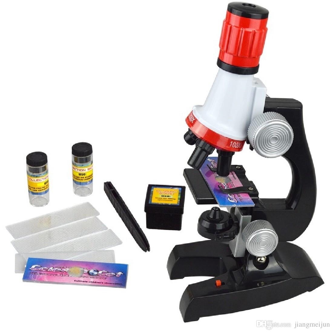 

Children's microscope, 1200 times set of scientific experiment teaching aids, children's science cradle, science educational toys, children