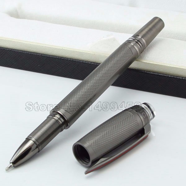 

luxury Rare resin plating designer roller ball pen brushed surfaces and PVD-coated fittings mb brand writing ballpoint pen gifts, Picture color