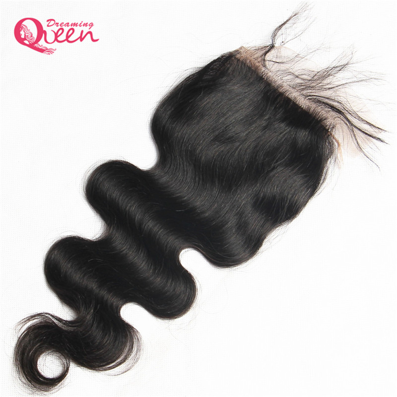 

Brazilian Body Wave Silk Base Lace Closure Brazilian Virgin Human Hair With Baby Hair 4x4 Silk Closure Middle Free Three Part Top Lace
