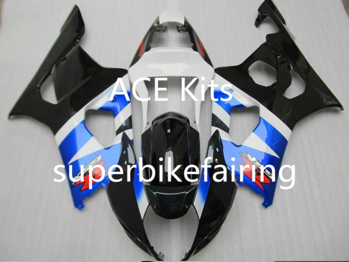 

3 free gifts New Suzuki GSXR1000 K3 03 04 GSXR 1000 K3 2003 2004 Injection ABS Plastic Motorcycle Fairing The Cool Blue black White ZI