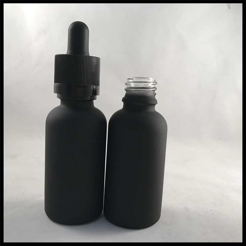 

30ml Black Glass Dropper Bottles Frosted With Childproof Cap And Glass Sharp Tube Glass Pipette Bottles