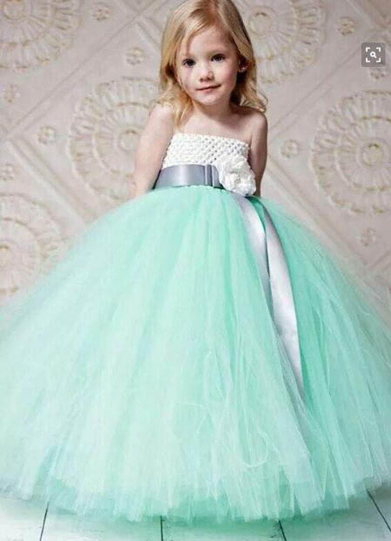 

Light Green Cheap $25 Tutu Skirts Kids Formal Wedding Wear Tulle Skirts Full Lace Underskirts Free Shipping Flower Girl Skirts, Purple
