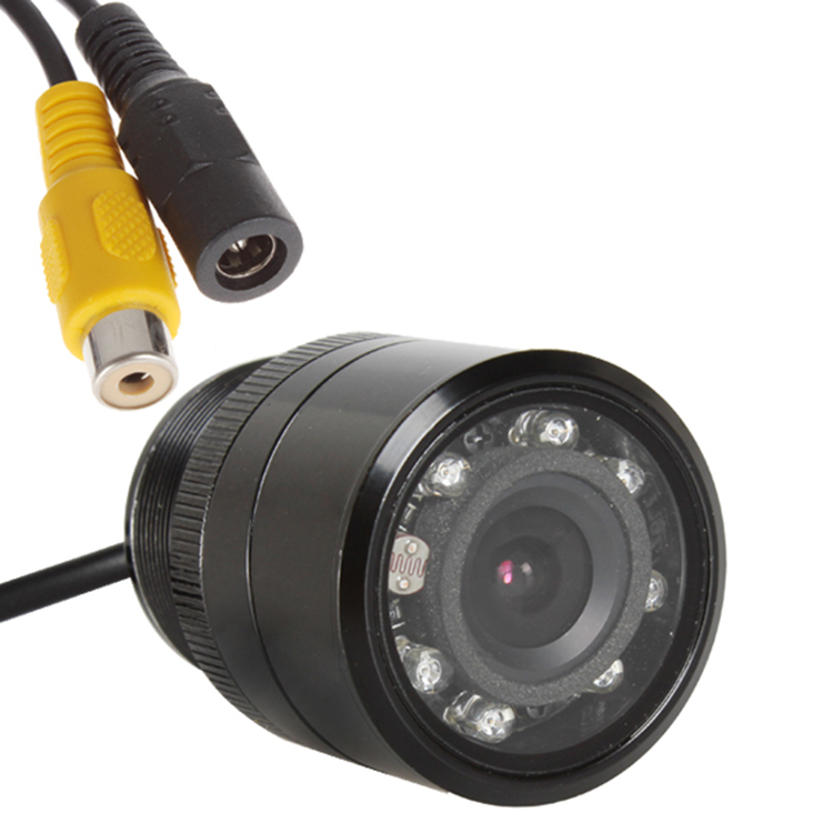 HD LED Waterproof Rearview Car Camera PZ402 1/4 CMOS DC 12V IP67 Night Vision 28MM 170 Degree 600TVL DHL-image-403276750