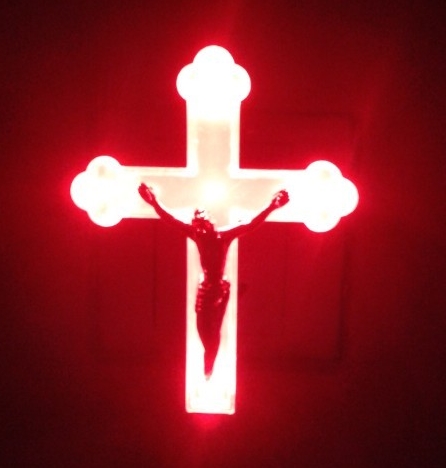 

Novelty Product LED Night Lamp Jesus Shape AC220-240V EU Plug