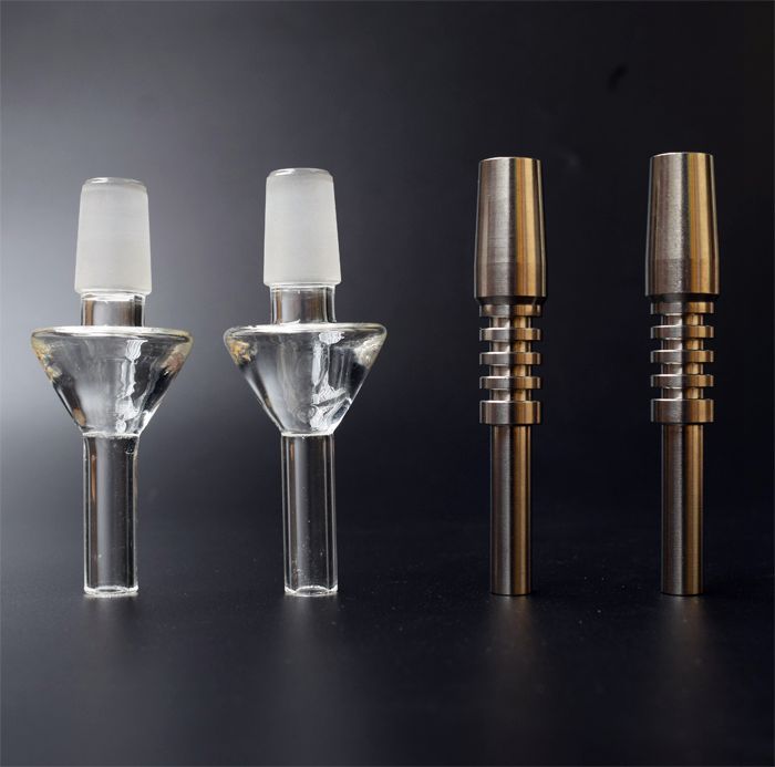 

2016 Titanium Nectar Collector Tip Grade 2 Titanium Nail 10mm 14mm 18mm Inverted Nail Quartz Nail Quartz Tip For Glass Nectar Collector