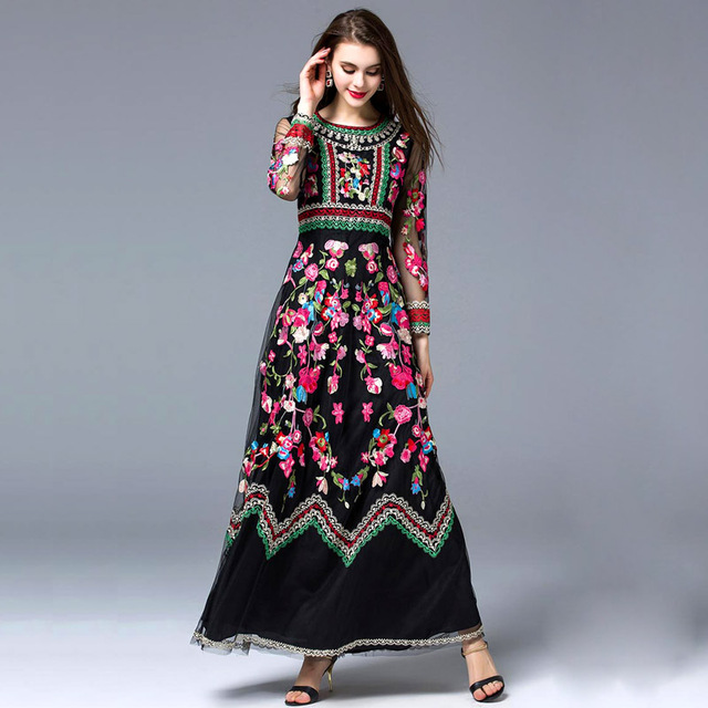 Super Discount Maxi Dress Autumn Colors | Maxi Dress Autumn Colors 2020 RM-59