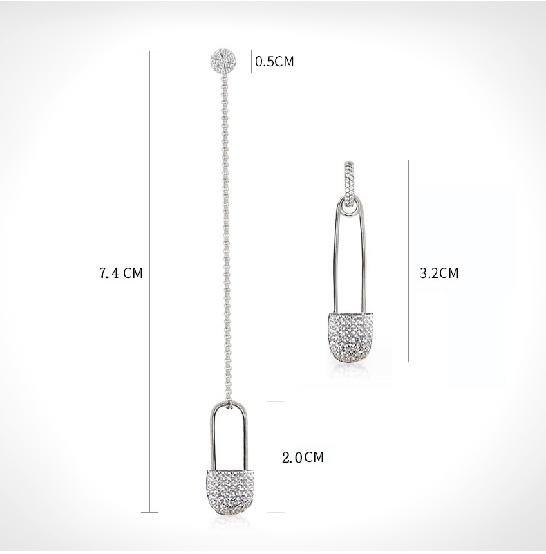 Boucles d'oreilles européennes à longue section, épingles créatives en cristal de Swarovski, aiguille en argent sterling 925, boucles d'oreilles