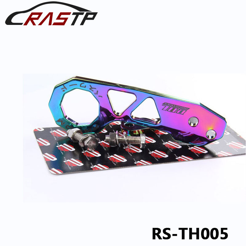 

RASTP - Neo Chrome Passward JDM Rear Tow Hook Fit For Honda Civic Integra RSX With Logo LS-TH004