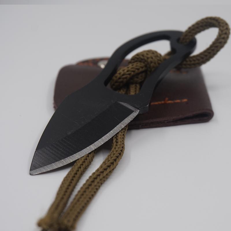 

MINI Striaght Claw Knife Camping Survival Knives 5CR13MOV Stainless Steel Blade Outdoor EDC Tools Pocket Knife With Leather Sheath