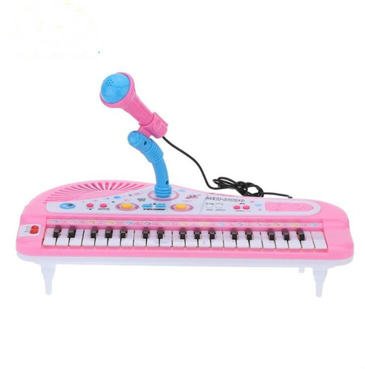 piano con microfono para niños