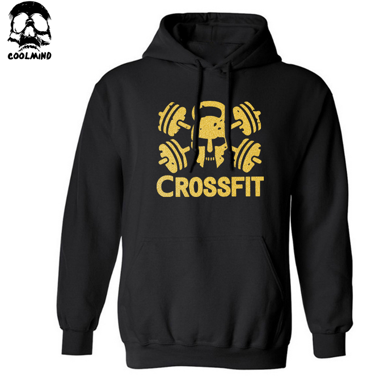 Wholesale- Thick Material top quality big size cotton blend men sweatshirt fleece casual men's loose crossfit hoodies 2016