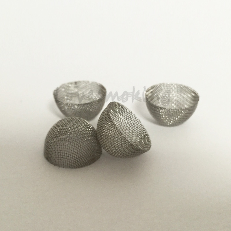 

Smoking Pipe Screen Bowl Shape Hot Sale 60 Mesh 304 12mm Round Diameter 8mm Height Silver Screens Stainless Steel Filter Domed Bowl Screen