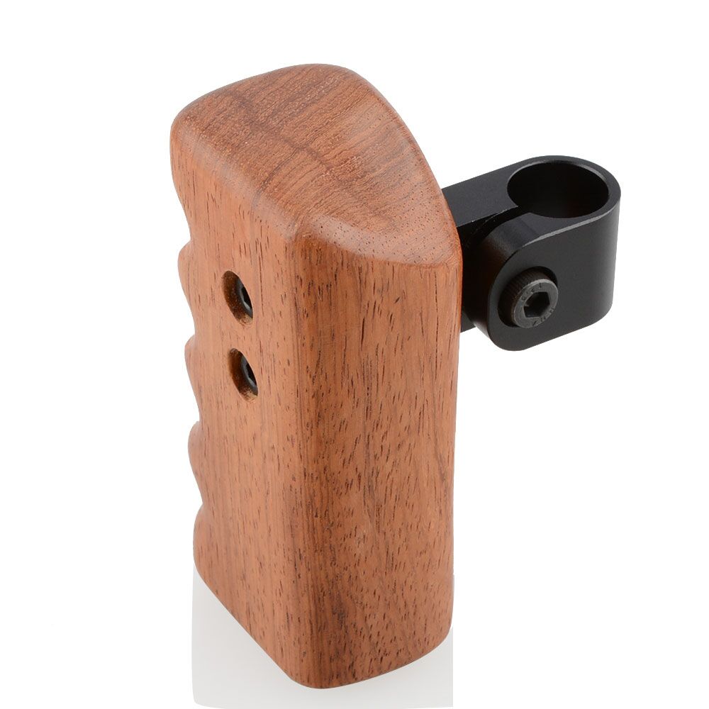 

CAMVATE wooden handle grips 15mm rod for camera cage DSLR Rig Video Stabilizer stand