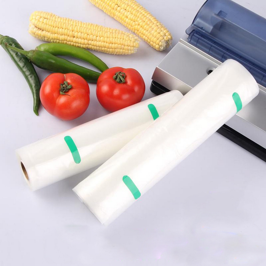 

gift bags free 2pcs lot 8sizes 500cm long transparant pet vacuum bag cut open tube punch food packaging storage heat sealed
