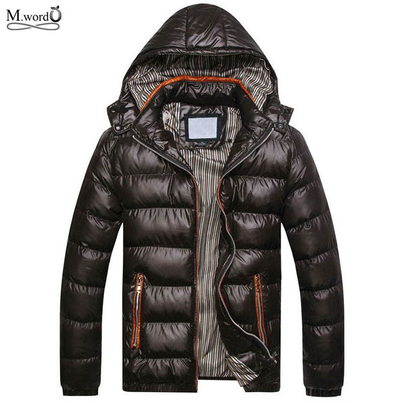 

Wholesale- 2016 mens winter Warm down jacket men Light Down coat Man's fur jacket hooded warm Coat size :-3XL, Black