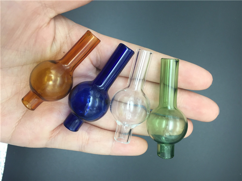 

Wholesale Universal Colorful glass bubble carb cap round ball dome for XL thick Quartz thermal banger Nails glass water pipes, dab oil rigs