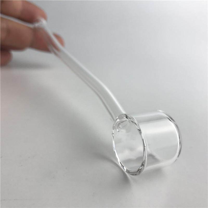 

6.5 Inch Quartz Spoon Nectar Collector Straw Tube Hookah Hand Glass Pipe Banger Nail Thick XL Flat Top Oil Burner Pipes