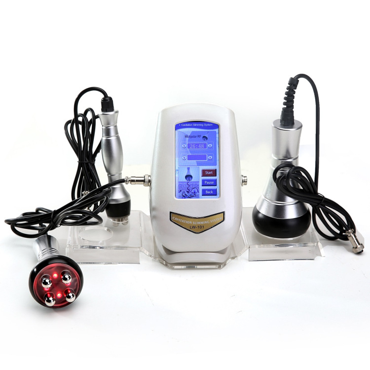 2 IN 1 40K Ultrasonic Vacuum Cavitation Slimmng 5M RF Multipolar Beauty Machine With 3 Treatment Tips