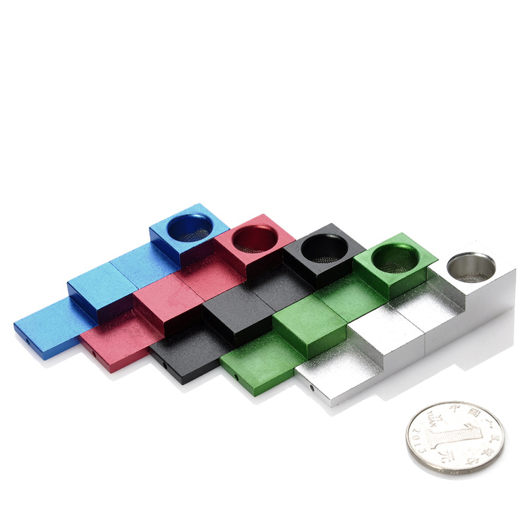 

super Metal Magnetic Pipe Tink Sky Mini Type Foldable Metal Magnet Cigarette Tobacco Smoking Pipe Magnet folding pipe