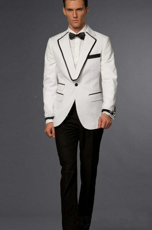 

Wholesale- Custom made Groom Tuxedos men's Wedding Suits pink Coat Collocation Black pants Suit(jacket+pants+bowtie)host dresses Free Ship, As picture