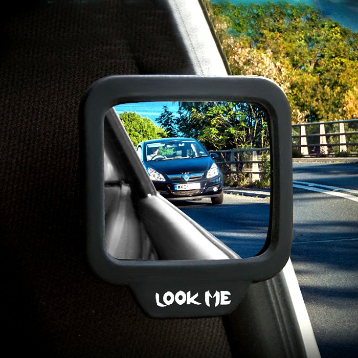 

Car Mirror Blind Spot Second row seat glass Side Wide Angle Auto Rear View Adjustabe for parking assist trucks universal