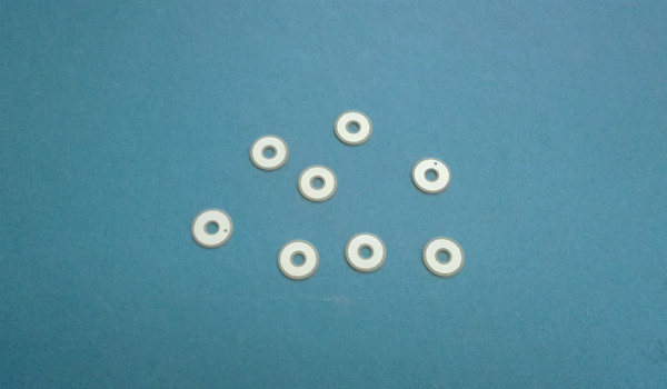 

Piezo Crystal PZT Ceramic Chips Piezoelectric Ring 10.15*3*0.48-PZT5 Piezo Ceramic Ultrasonic Transducer Ultrasonic Piezo Sensor