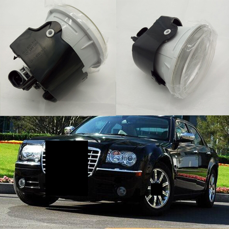 

2pcs/lot FOR Chrysler 300C 2005-2008 Car Auto Front Bumper Fog Driving Light Lamp Hoods diy