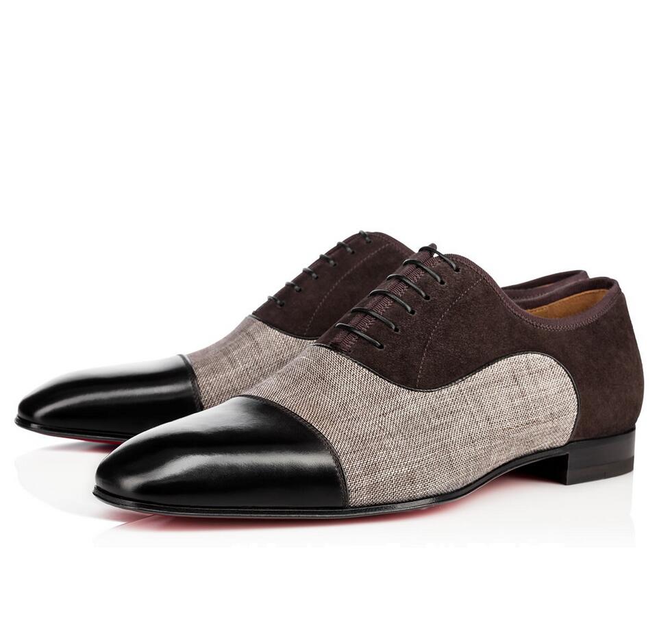 red bottom oxford shoes