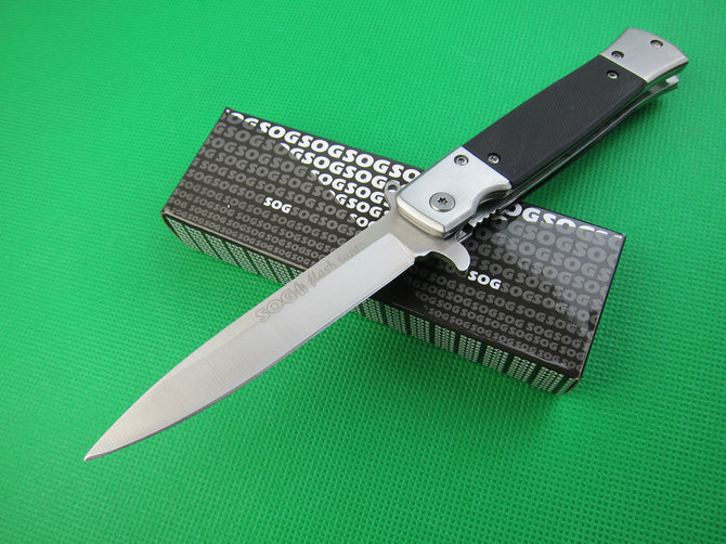 

Hot SOG.KS931A knife (stone version and steel) Camping hunting wild gift free