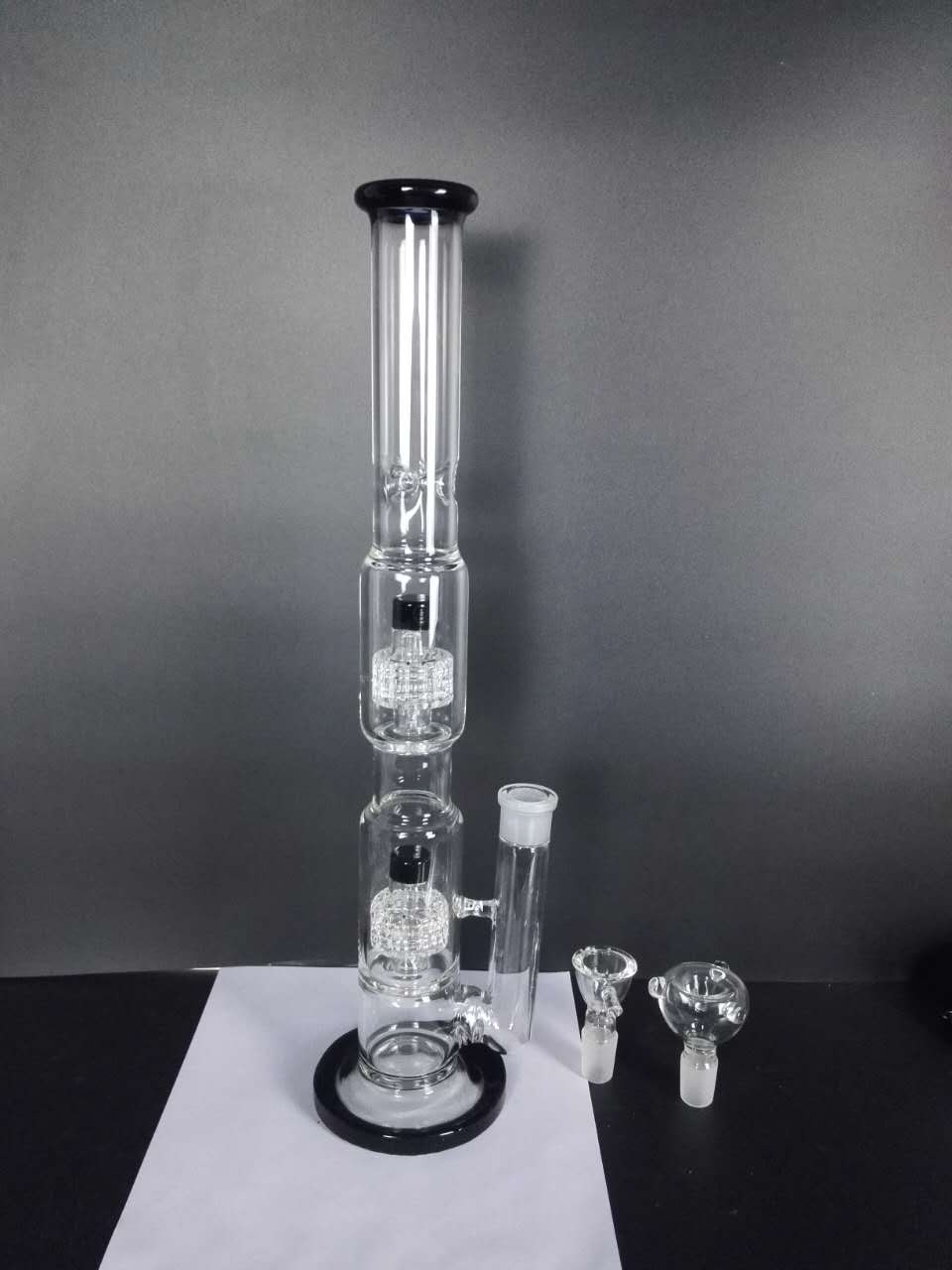 

40cm tall 18mm joint size ,glass bong glass water pipe oil rig