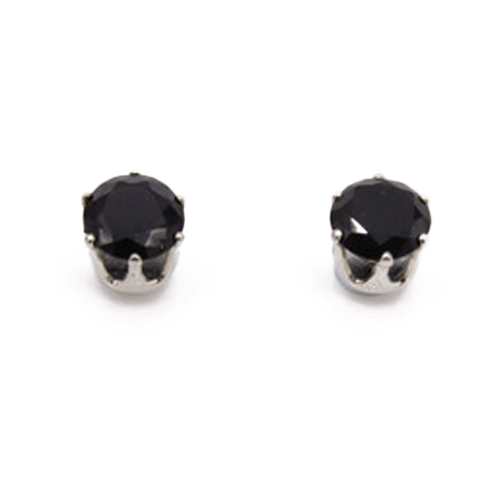 

1 Pair New Round Crystal Zircon Magnetic Magnet clip Earrings For Women Men Punk ear cuff earrings
