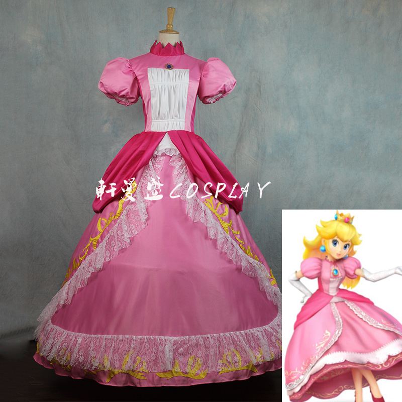 princess peach ball gown