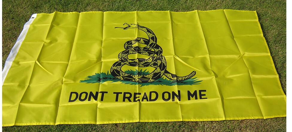 

NEW 90x150cm American Flag 100% Polyester usa Flag Dont Tread on Me Gadsden Flag 3*5 feet Confederate Rebel