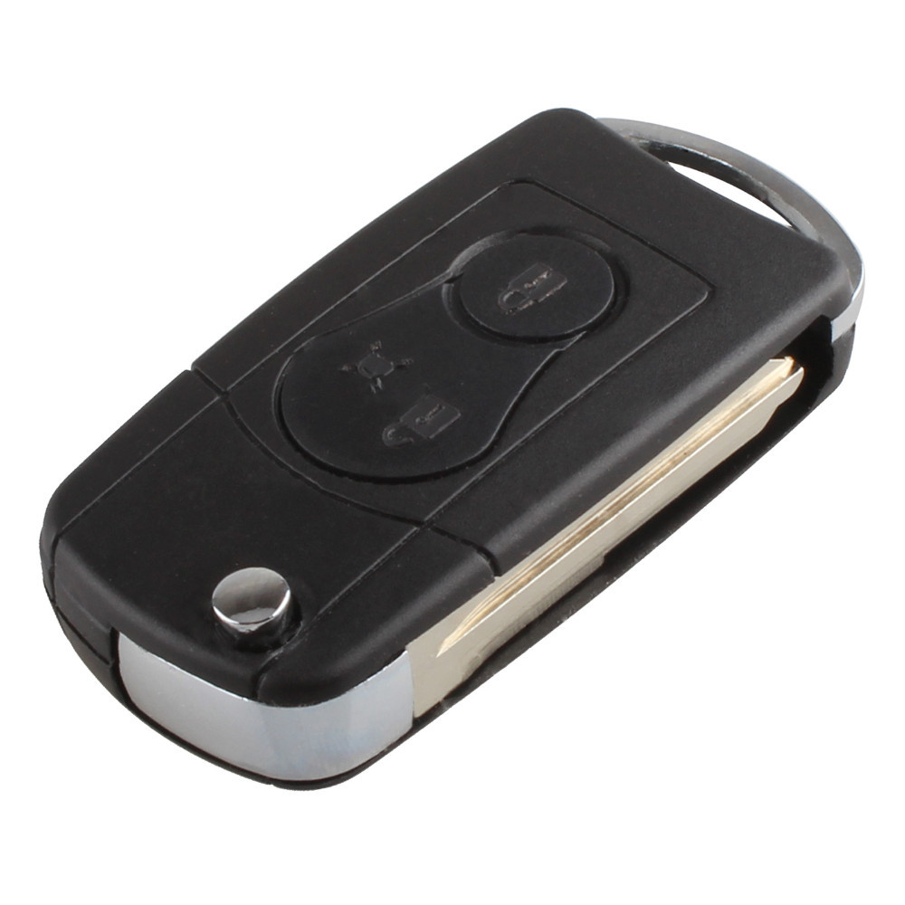 Guaranteed 100% For Ssangyong 2 BUTTON Flip Remote Key Case SHELL For Actyon SUV Kyron Free Shipping-image-399216164