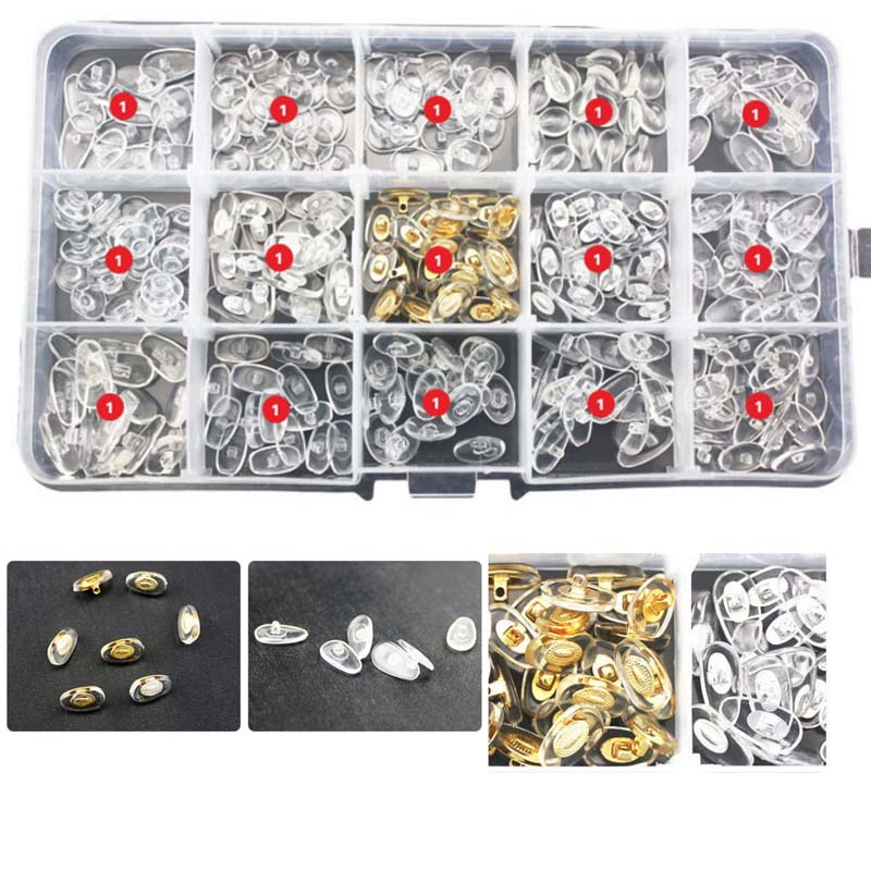 

wholesale eyewear glasses nose stipule eyewear accessories all kinds cassette nose support glasses spare parts pvc nasal tray