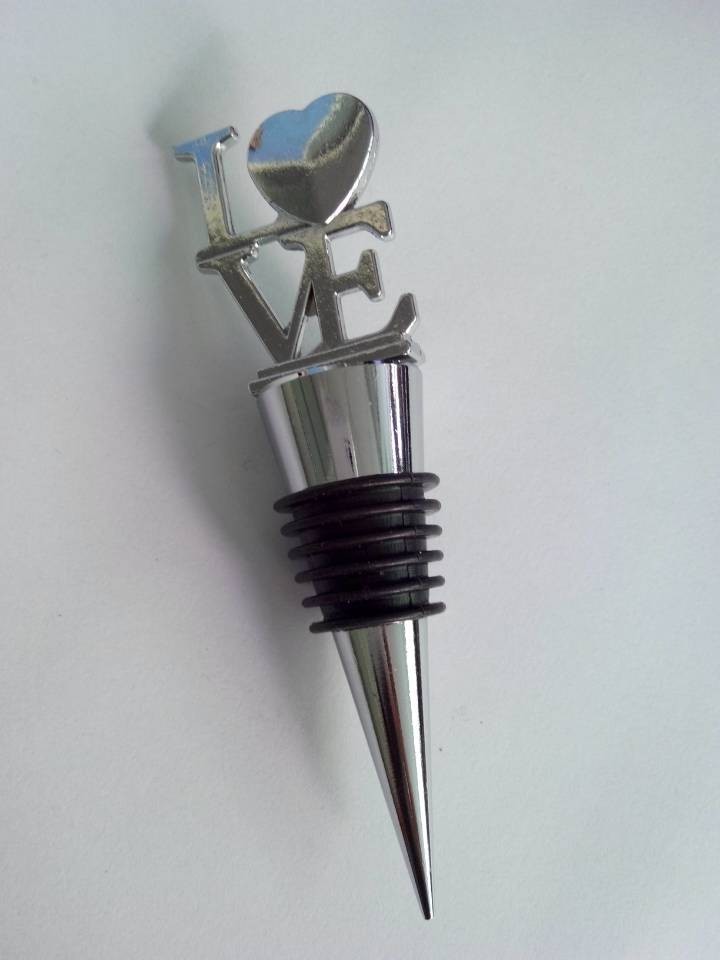 

Romantic letter LOVE red wine bottle stopper Creative European small gifts Wedding favor Valentine's day gift, As pic