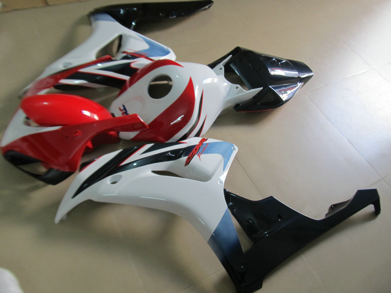 

Injection molding fairing kit for HONDA CBR1000RR 06 07 red white black fairings set CBR1000RR 2006 2007 OT02, Same as the picture shows