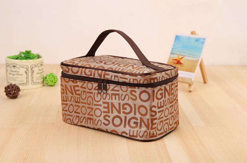

1PCS The new Korean version of fashion women's letters make up Quartet travel, portable bag, wash bag