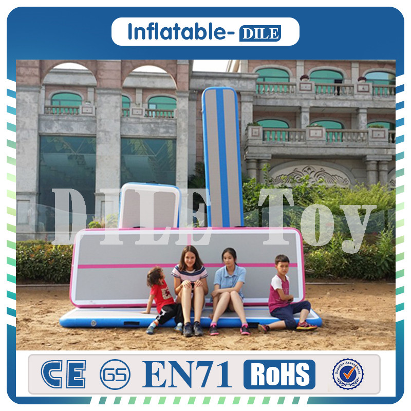 

Free Shipping Inflatable Air track Gym Mat Tumble Track Inflatable Airtrack For Kids A Set Of Home Edition