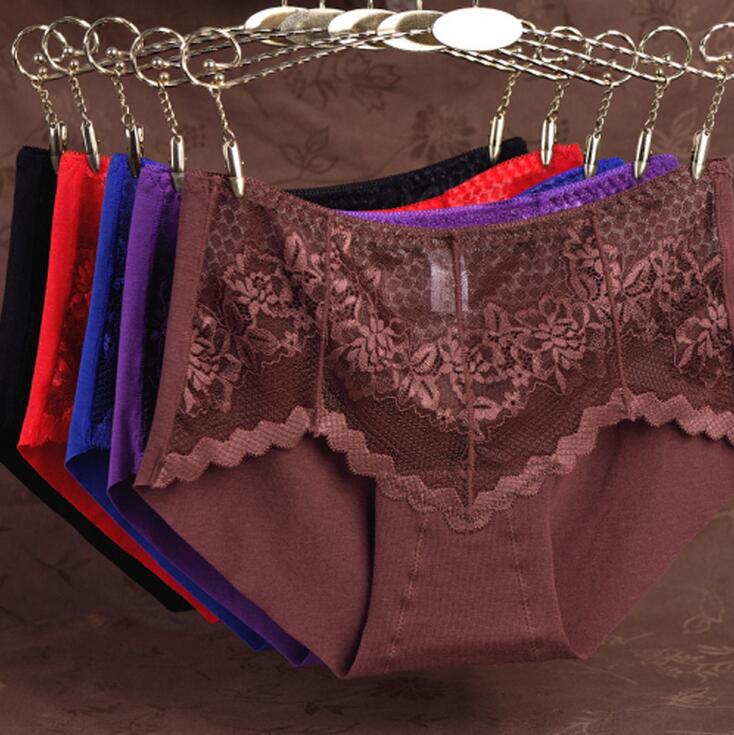 

Brand newest Sexy casual cotton Women's Panties underwear ladies women shorts briefs waist lace underwears NP055, As picture
