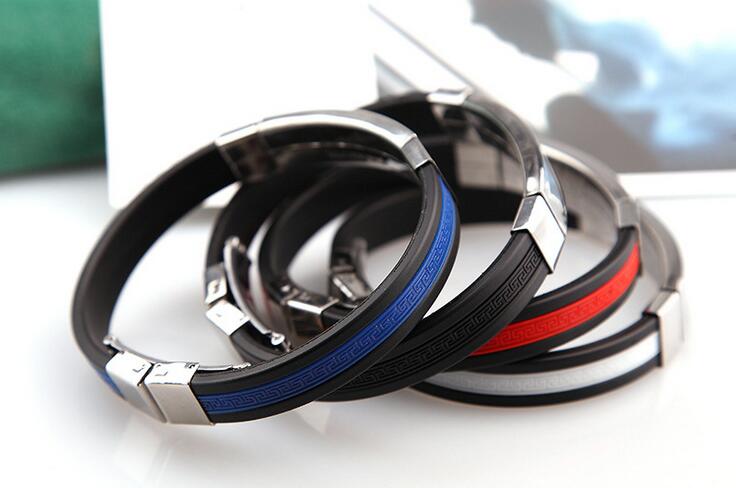 

Custom exhibition activities gifts lettering double rubbing silicone bracelet FB364 mix order 20 pieces a lot Slap & Snap Bracelets