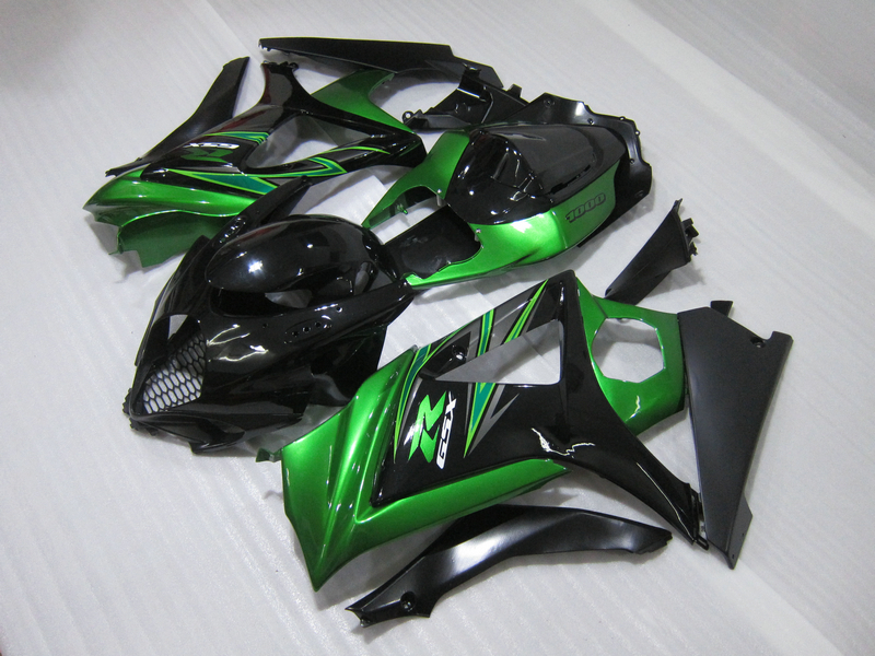 

Lower price mold fairing kit for Suzuki GSXR1000 07 08 green black bodywork fairings set GSXR1000 2007 2008 OT41, Same as picture