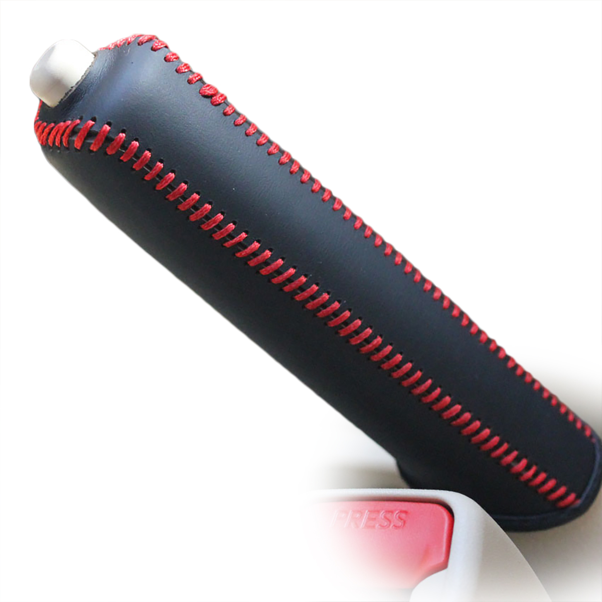 

Case for TOYOTA YARiS L handbrake cover genuine leather DIY car styling Interior decoration Auto supplies
