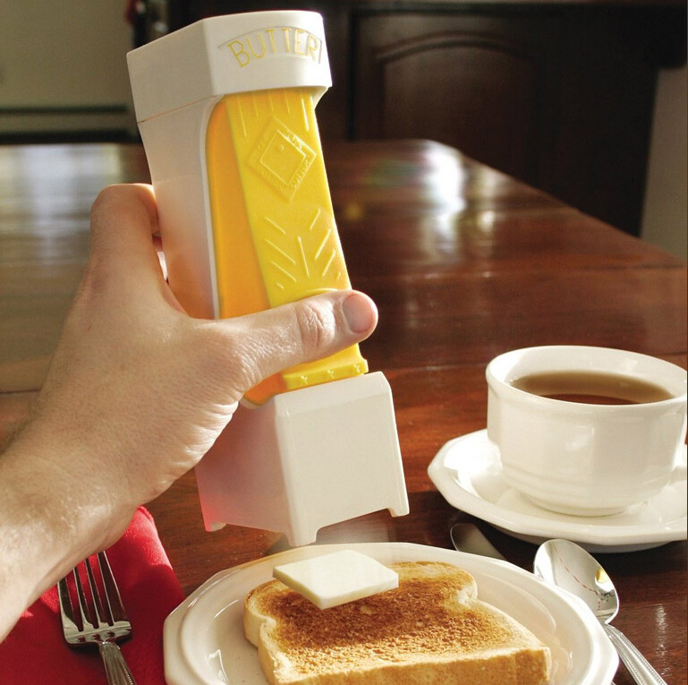 

One Click Stick Butter Cutter with Stainless Steel Blade