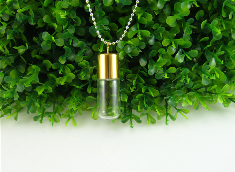 

3ML Diffuser Glass Pendant Leather Necklace Aromatherapy Car Fresher Essential Perfume Oil Bottle Pendant Peaceful pefume necklace NE850