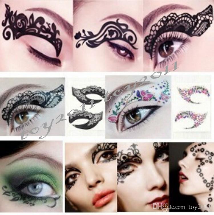 2017 New Fashion Trend Makeup Eyeliner Paste Eye Sticker Painted Color
