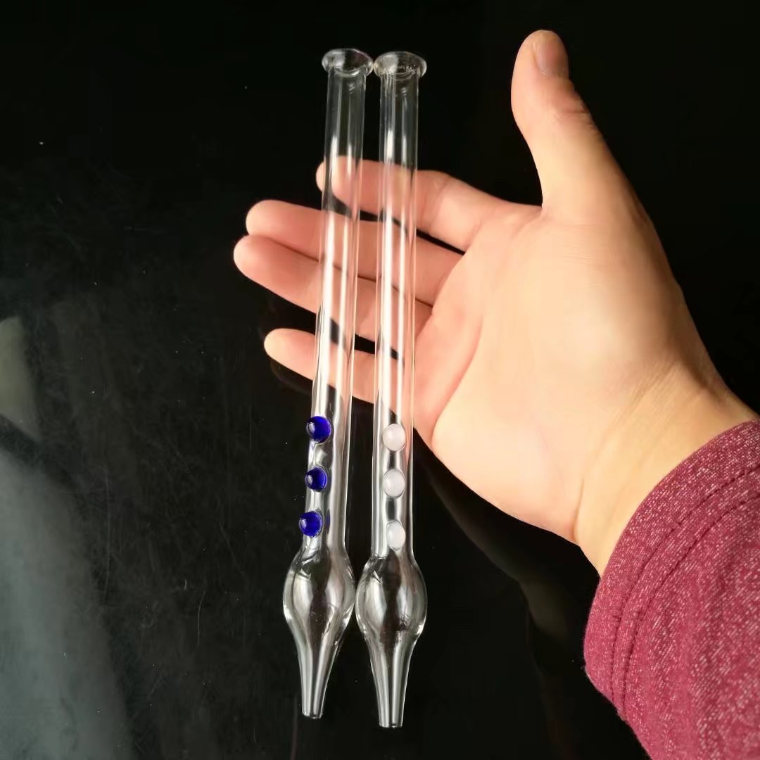 

Colored Tip Pipe, Wholesale Glass Cigarette Gun Oil Burner Glass Tube Water Pipe Oil Drill Tower Smoke Free Shipping