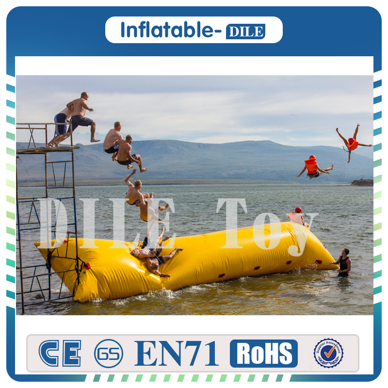 

Free Shipping To Door 0.9mm PVC 6m*3m Inflatable Jumping Blob,Inflatable Water Blob For Adult