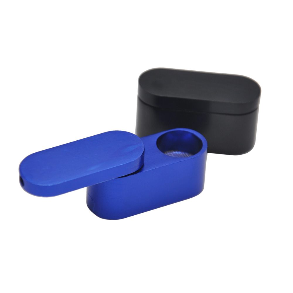 

HORNET Metal Smoking Pipe Rotation Portable Pipe Mix 4 Colors Fordable Smoking Glass Pipes Water Bong